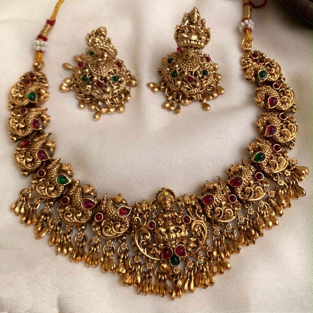 Lakshmi devi necklace set